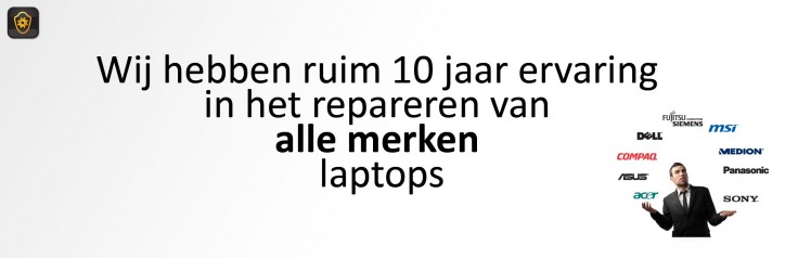 Reparatie van alle merken notebooks en laptops